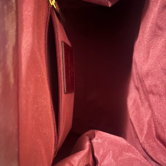 Vintage *AUTHENTIC* Cole Haan Burgundy handbag - Picture 7 of 7